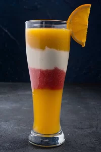 كوكتيل الفصول الأربعة | Four Seasons Cocktail طبقات من جوافة-مانجو-فراولة-برتقال | Layers of Guava - Mango - Strawberry - Orange